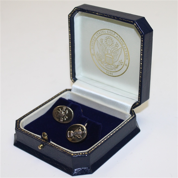 2006 US Open at Winged Foot Players Gift From U.S.G.A.- Cufflinks - Steve Jones Collection - Original Box