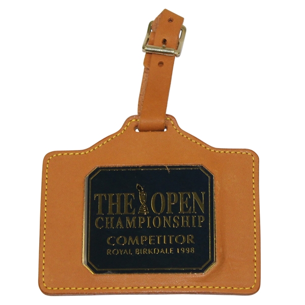1998 The Open Championship at Royal Birkdale Contestant Bag Tag - Steve Jones Collection