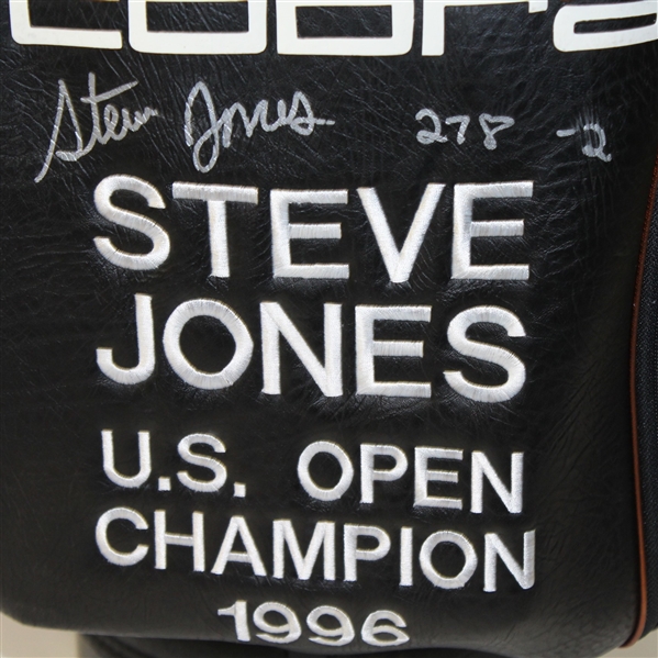 Steve Jones Signed 1 of 5 US Open Champion Issued Bags - Steve Jones Collection JSA ALOA