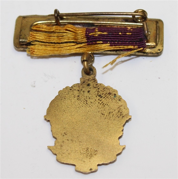 Bobby Jones Personal 1924 SAE Anniversary Convention Badge - John Roth Collection