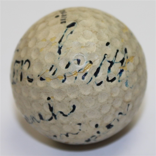 Horton Smith Signed In His PrimeGolf Ball Earliest Known-1934/36 Masters Champ-JSA  Z14303