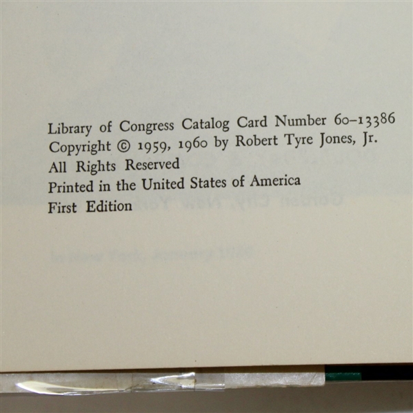 Full Robert T. Jones Jr. Signed 'Golf Is My Game' Book - John Roth Collection JSA ALOA