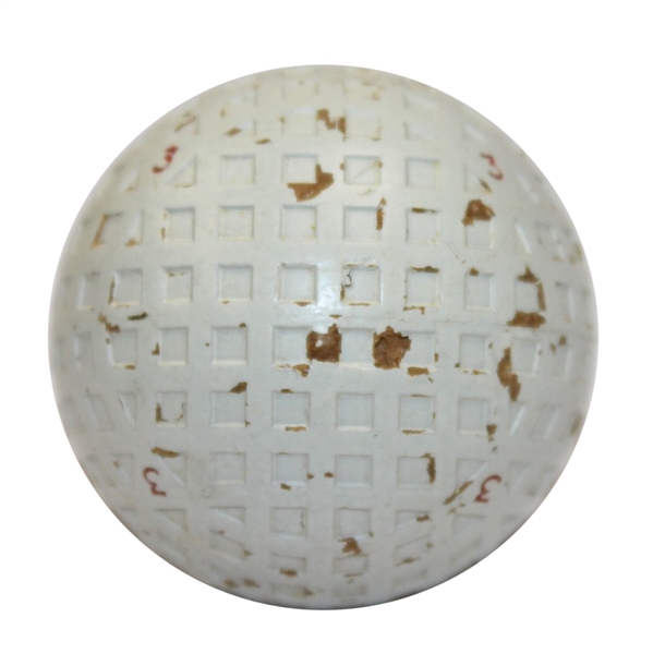 Vintage Mesh Rubber Bound Golf Ball - #3