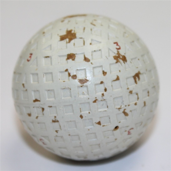 Vintage Mesh Rubber Bound Golf Ball - #3