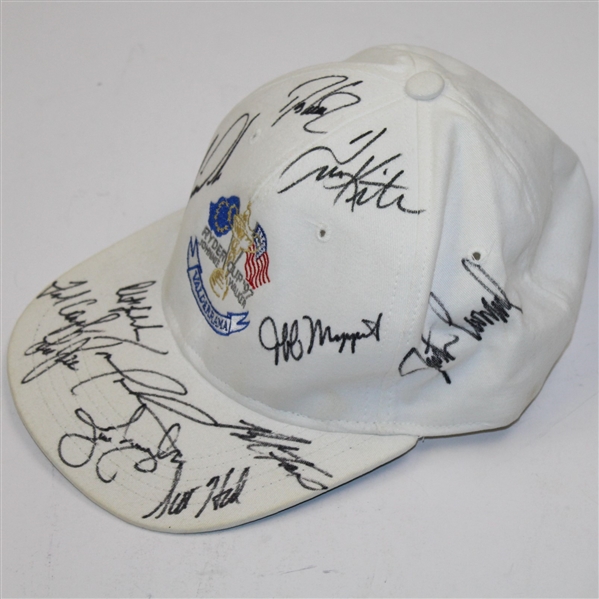 1997 Ryder Cup at Valderrama United States Team Signed Hat JSA ALOA