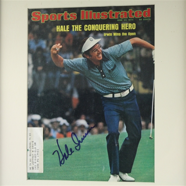 Three Hale Irwin Signed Sports Illustrated Magazines - 1974, 1979, 1990 - Framed JSA ALOA