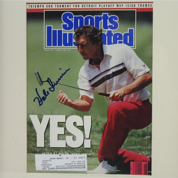 Three Hale Irwin Signed Sports Illustrated Magazines - 1974, 1979, 1990 - Framed JSA ALOA