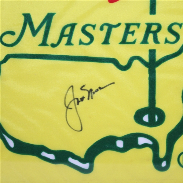Jack Nicklaus Signed Undated Classic Masters Yellow Flag - Framed JSA ALOA