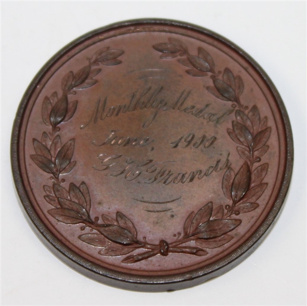 1900 Brookline Country Club June Monthly Medal - Won by G.H. Francis