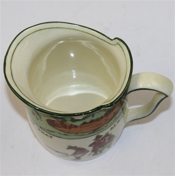 Royal Doulton Golf Themed Small Pitcher - He that always complains is never pitied