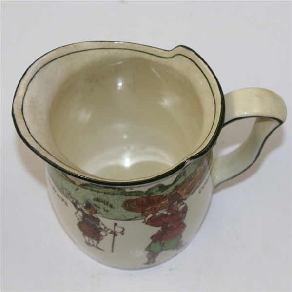 Royal Doulton Golf Themed Large Pitcher - He that always complains is never pitied