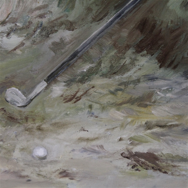 Old Tom Morris Oil on Canvas Painting by B. Chateauvert '95