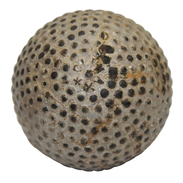 Vintage Unmarked Bramble Pattern Golf Ball