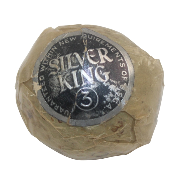 Silver King Wrapped #3 Mesh Pattern Golf Ball