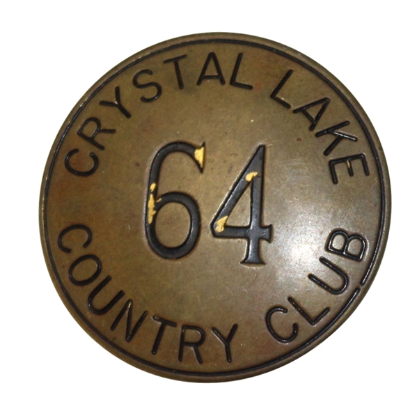 Crystal Lake Country Club Badge #64