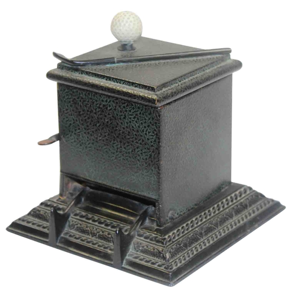 Vintage Cigarette and Tobacco Load Dispenser with Ball and Club on Top