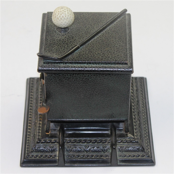 Vintage Cigarette and Tobacco Load Dispenser with Ball and Club on Top