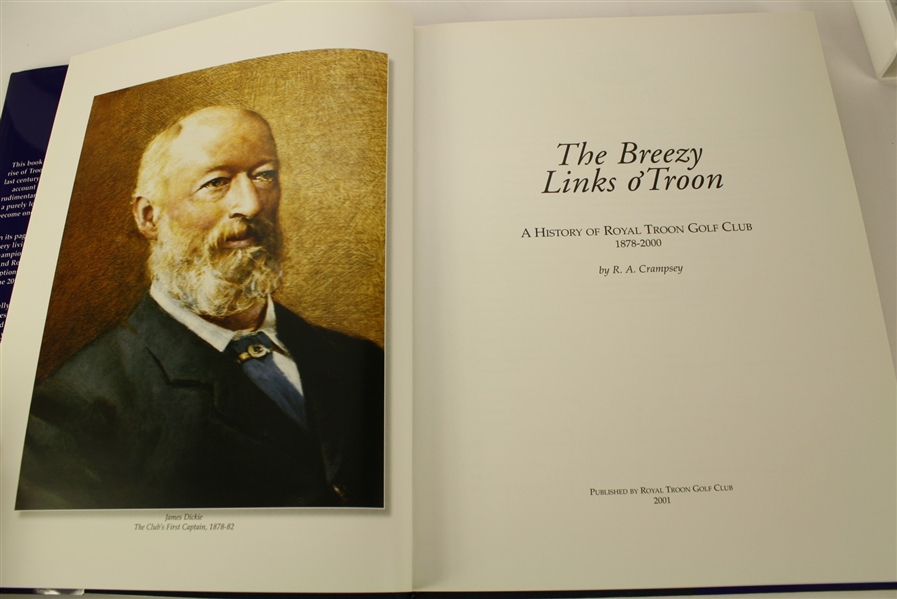 'The Breezy Links O'Troon' 2001 Mint 1st Edition Book in Mint Dust Jacket