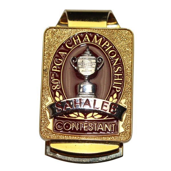 1998 PGA Championship at Sahalee Contestant Badge - Steve Jones Collection
