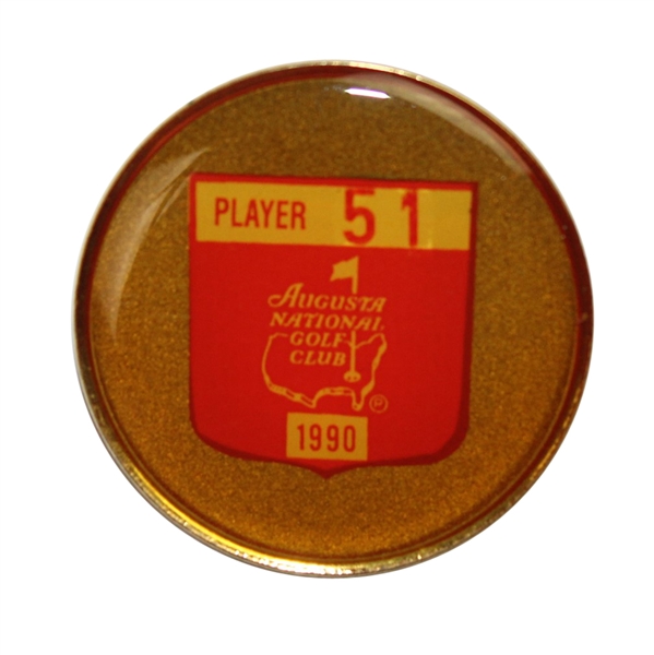 1990 Masters Contestant Badge #51 - Steve Jones Collection