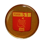 1990 Masters Contestant Badge #51 - Steve Jones Collection