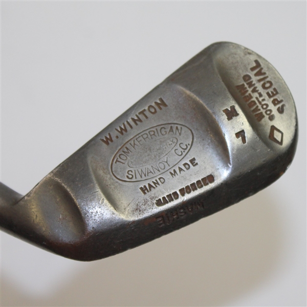 W. Winton Hand Made in Scotland Special Mashie - Tom Kerrigan Siwanoy Co.