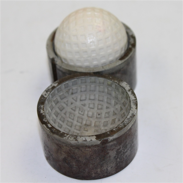 Heavy Two-Piece Golf Ball Hand Mold - With Golf Ball