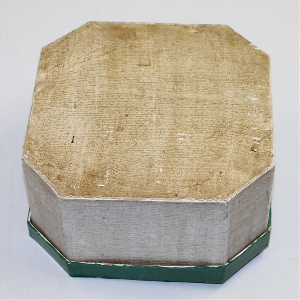 Unmarked Golfer Octagonal Lid and Box