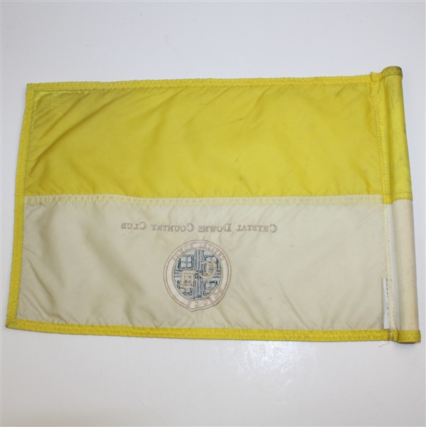 Cystal Downs Embroidered Course Used Flag