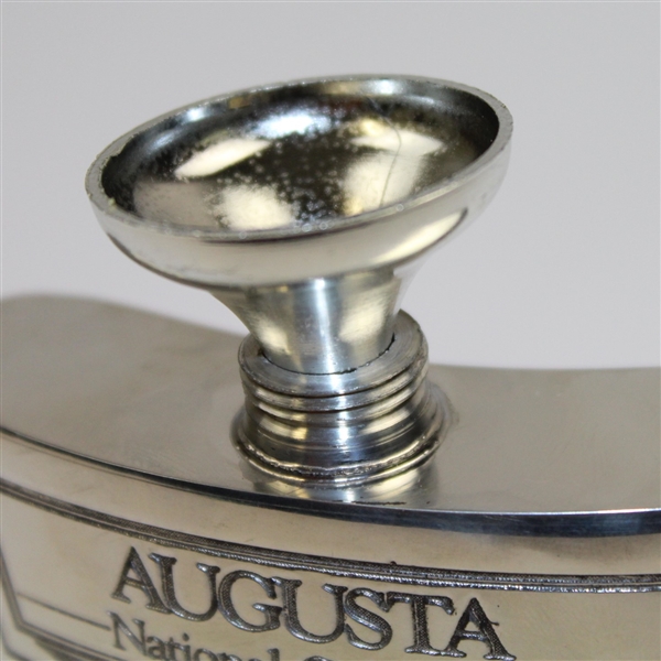 Augusta National Golf Club Pewter Golf Flask - with Funnel - Excellent Condition