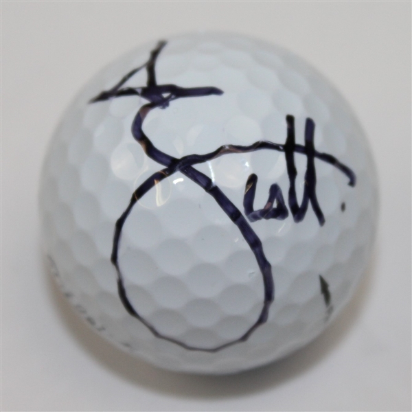 Adam Scott Signed Masters Logo Golf Ball JSA ALOA