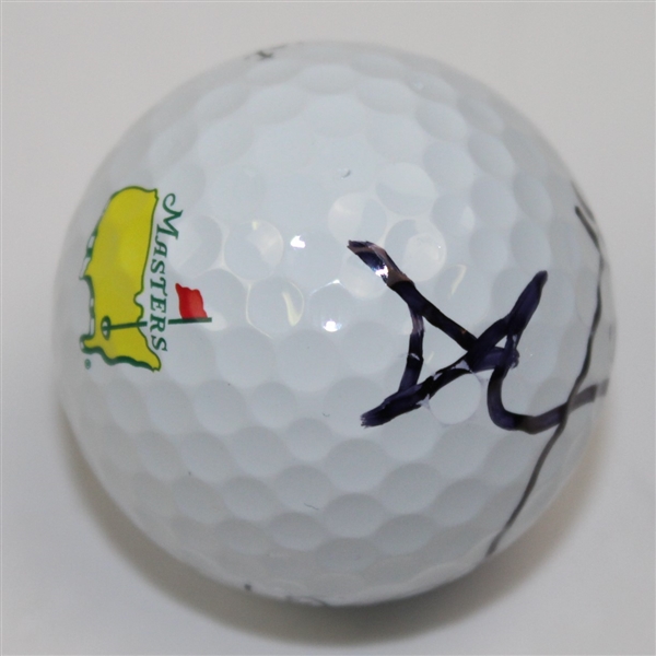Adam Scott Signed Masters Logo Golf Ball JSA ALOA