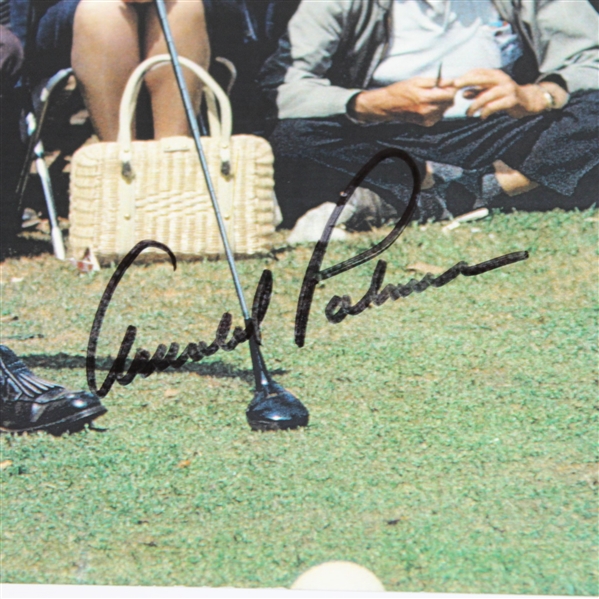 Arnold Palmer Signed 11x14 Photo with Ben Hogan JSA ALOA