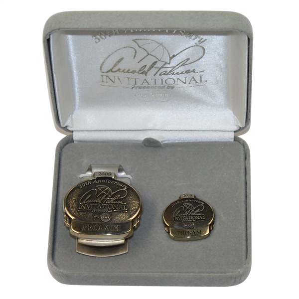 Arnold Palmer Invitational 30th Anniversary Pro-Am Money Clip and Pin Set