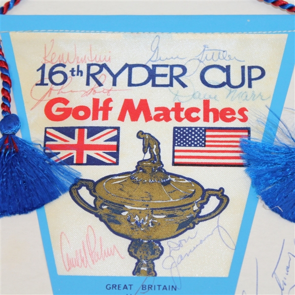 1965 Ryder Cup Pendant Signed by American & British Teams JSA ALOA