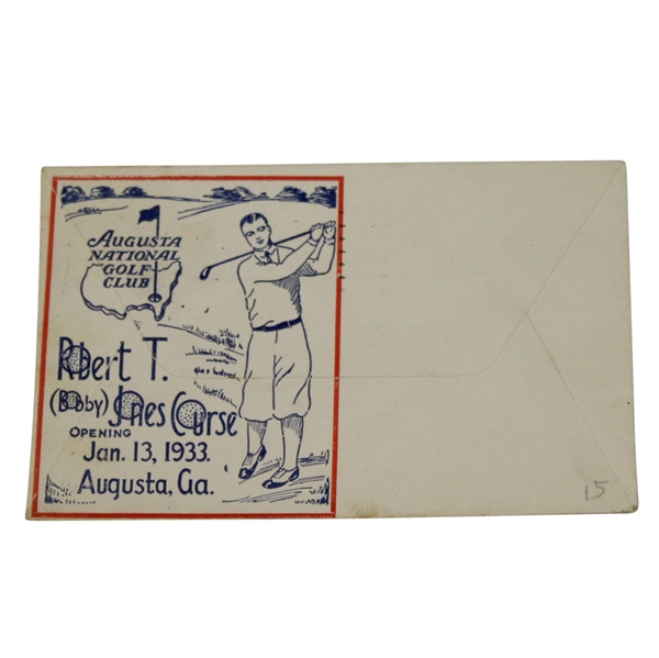Augusta National GC 1933 Opening Day 'Bobby Jones Course' Cover
