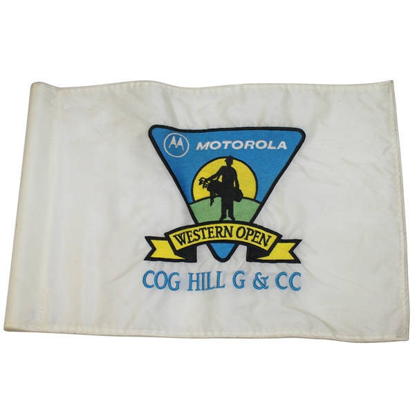 Motorola Western Open at Cog Hill Course Flown Flag