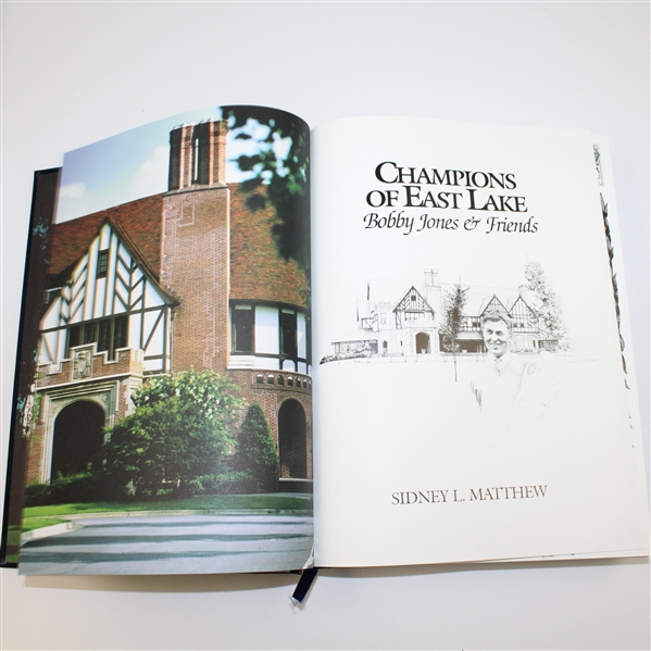 'Champions of East Lake: Bobby Jones & Friends' Ltd Ed Book by Sidney L. Matthew