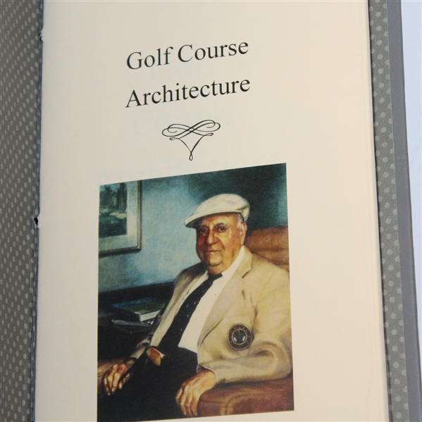 Ltd Lambskin Subscriber's Ed 'Golf Course Architecture' Presentation Copy - Signed by Multiple JSA ALOA
