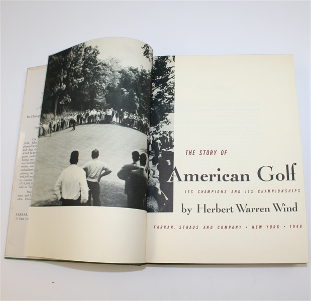 1948 'The Story of American Golf: Its Champions and Its Championships by Herbert Warren Wind