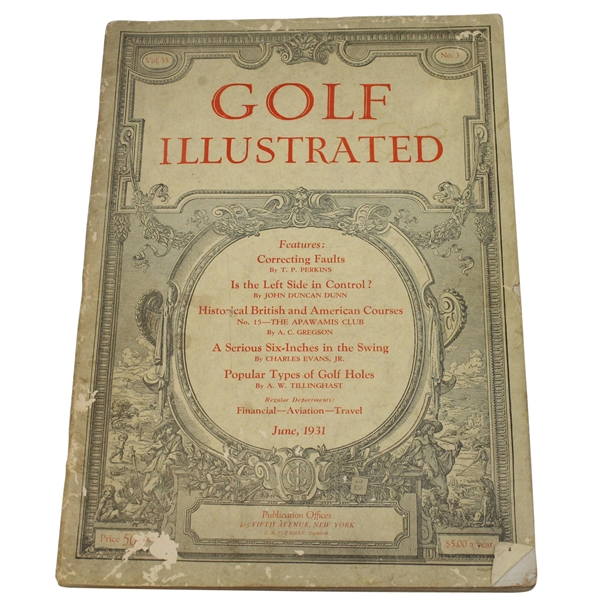 1931 June Golf Illustrated Magazine - Vol. 35 No. 3
