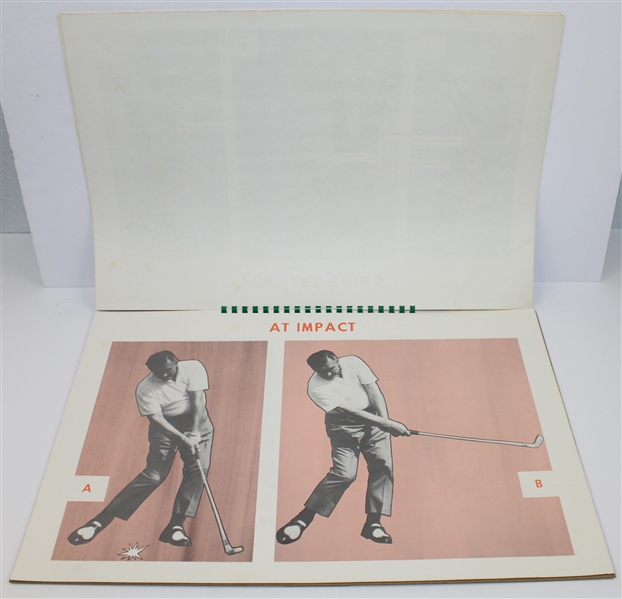 Julius Boros Vintage On the Practice Tee Self-Golf Instruction Record and Large Booklet