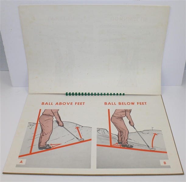 Julius Boros Vintage On the Practice Tee Self-Golf Instruction Record and Large Booklet