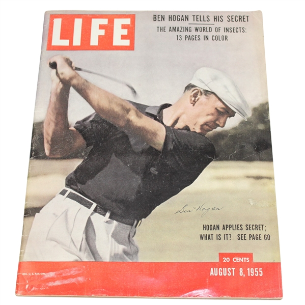 Ben Hogan Signed 1955 LIFE Magazine Large JSA ALOA
