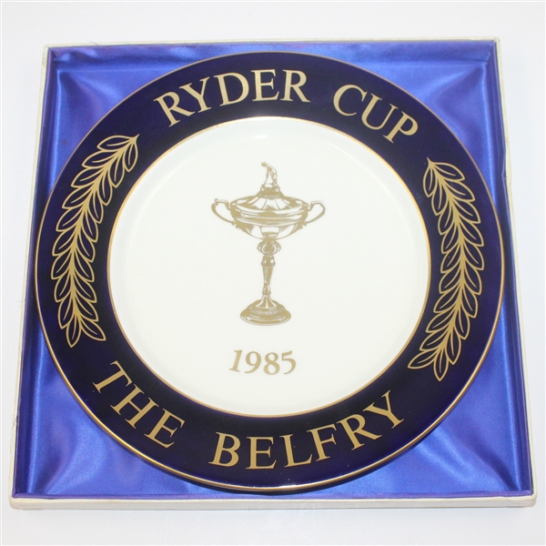 1985 Ryder Cup Ltd Ed The Belfry Player Gift Plate - Out of 25