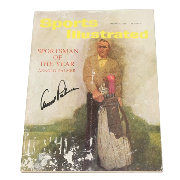 Arnold Palmer Signed Sports Illustrated 'Sportsman of the Year' 1/9/1961 JSA #P36661