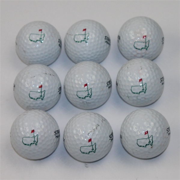 Nine Masters Logo Range Balls with Ball Bag