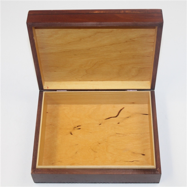 Old Course St. Andrews Detailed Wooden Cash's Box - Made in England