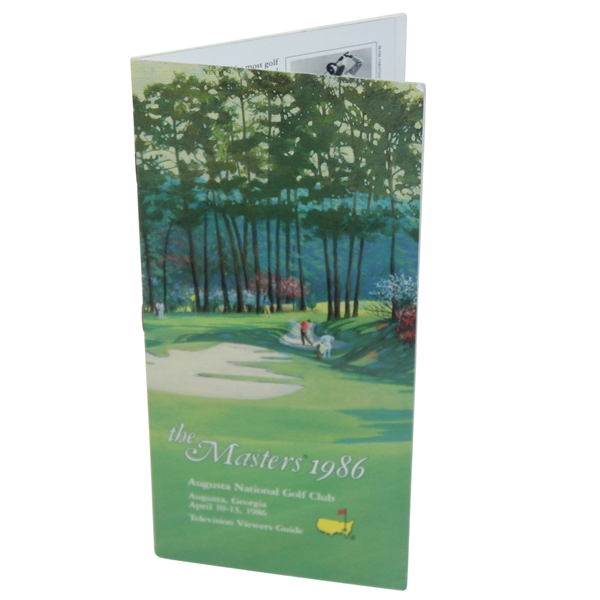 1986 Masters Tournament TV Viewer's Guide