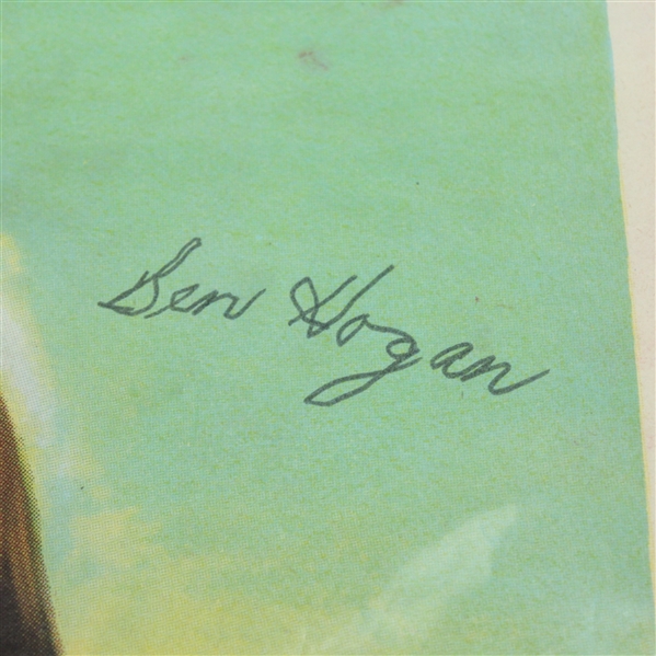 Ben Hogan Signed 1951 'Follow the Sun' Movie litho/ Poster (27x41)- FULL JSA #Y63911